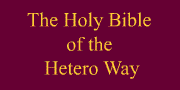Holy Bible of the heteroway